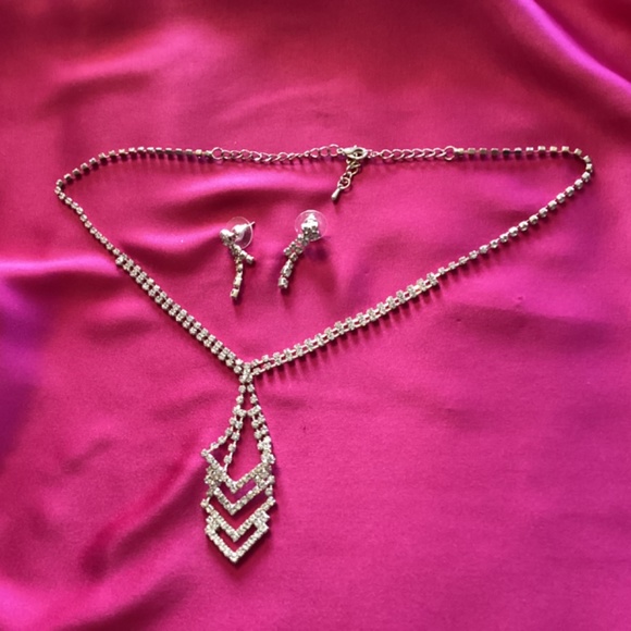 Vintage rhinestone set - Picture 2 of 4